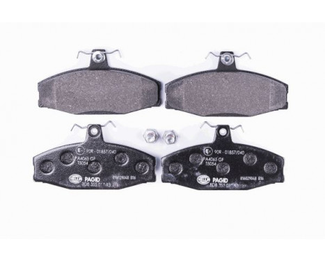 Brake Pad Set, disc brake 8DB 355 017-931 Hella