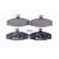 Brake Pad Set, disc brake 8DB 355 017-931 Hella