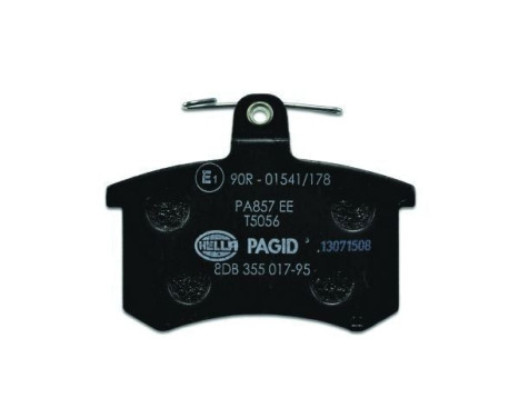 Brake Pad Set, disc brake 8DB 355 017-951 Hella Pagid GmbH, Image 3