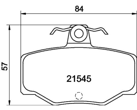 Brake Pad Set, disc brake 8DB 355 018-021 Hella Pagid GmbH, Image 4