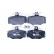 Brake Pad Set, disc brake 8DB 355 018-021 Hella