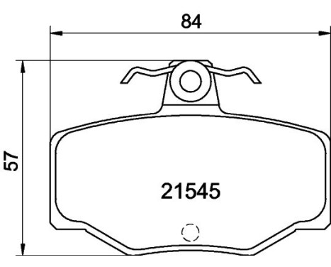Brake Pad Set, disc brake 8DB 355 018-021 Hella, Image 7