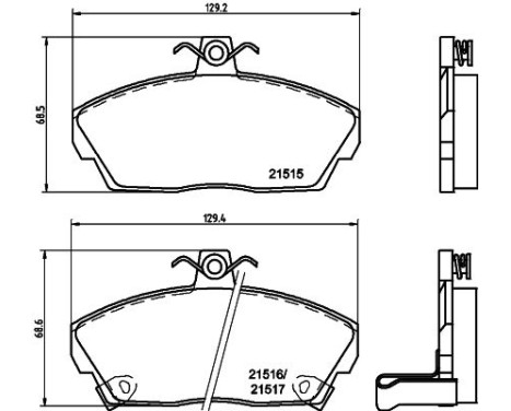 Brake Pad Set, disc brake 8DB 355 018-031 Hella, Image 7
