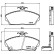 Brake Pad Set, disc brake 8DB 355 018-031 Hella, Thumbnail 7