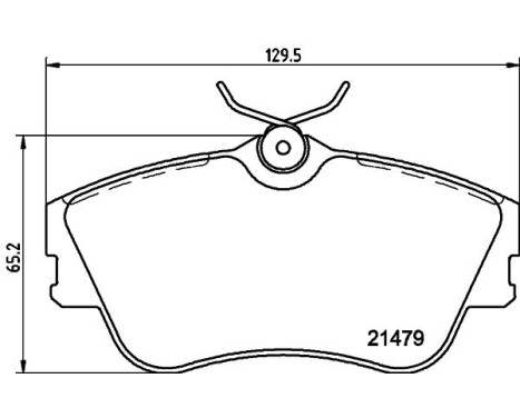 Brake Pad Set, disc brake 8DB 355 018-071 Hella, Image 7