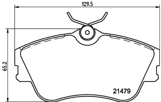 Brake Pad Set, disc brake 8DB 355 018-071 Hella, Image 7