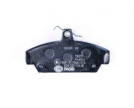 Brake Pad Set, disc brake 8DB 355 018-081 Hella, Image 3