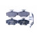 Brake Pad Set, disc brake 8DB 355 018-131 Hella