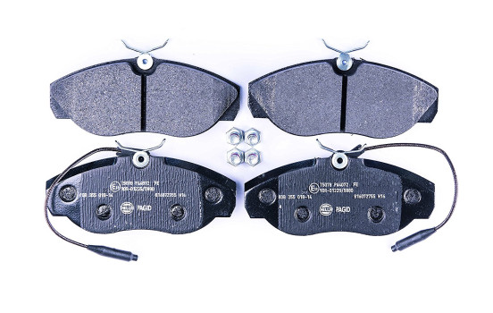 Brake Pad Set, disc brake 8DB 355 018-141 Hella