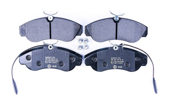 Brake Pad Set, disc brake 8DB 355 018-151 Hella