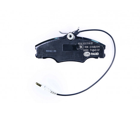 Brake Pad Set, disc brake 8DB 355 018-201 Hella, Image 3