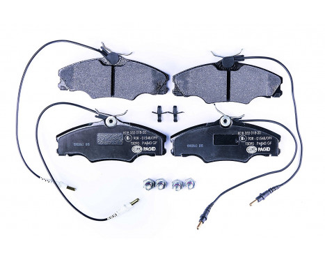 Brake Pad Set, disc brake 8DB 355 018-201 Hella