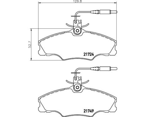 Brake Pad Set, disc brake 8DB 355 018-201 Hella, Image 7