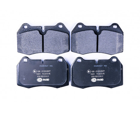 Brake Pad Set, disc brake 8DB 355 018-211 Hella