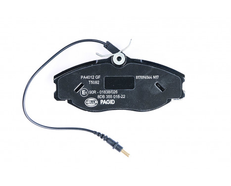 Brake Pad Set, disc brake 8DB 355 018-221 Hella Pagid GmbH, Image 2