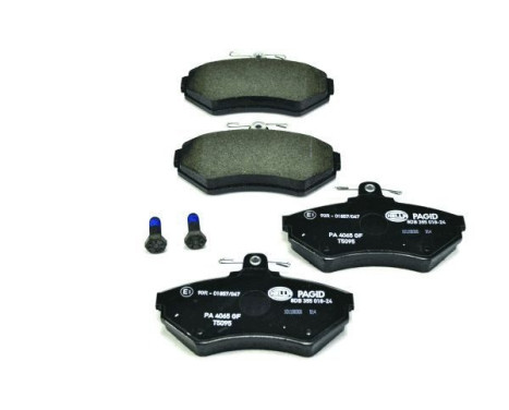 Brake Pad Set, disc brake 8DB 355 018-241 Hella Pagid GmbH, Image 2