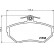 Brake Pad Set, disc brake 8DB 355 018-251 Hella Pagid GmbH