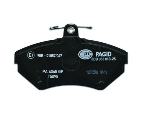 Brake Pad Set, disc brake 8DB 355 018-251 Hella Pagid GmbH, Image 3