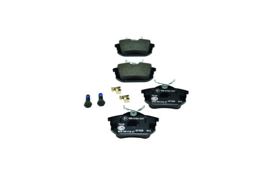 Brake Pad Set, disc brake 8DB 355 018-271 Hella
