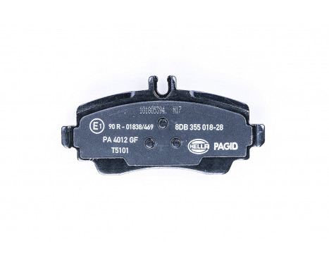 Brake Pad Set, disc brake 8DB 355 018-281 Hella, Image 3