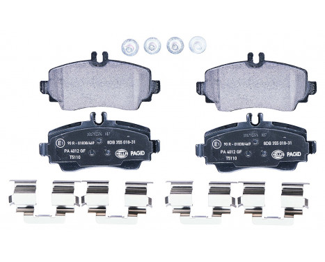 Brake Pad Set, disc brake 8DB 355 018-311 Hella