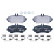 Brake Pad Set, disc brake 8DB 355 018-311 Hella