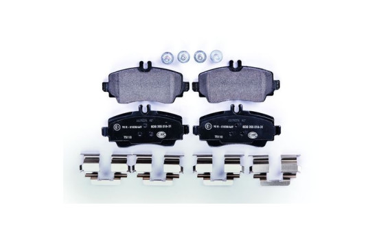 Brake Pad Set, disc brake 8DB 355 018-311 Hella, Image 4