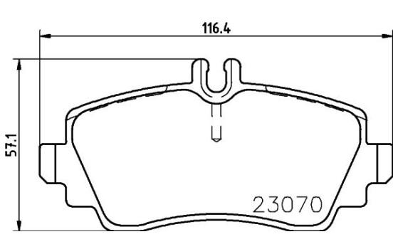 Brake Pad Set, disc brake 8DB 355 018-311 Hella, Image 7