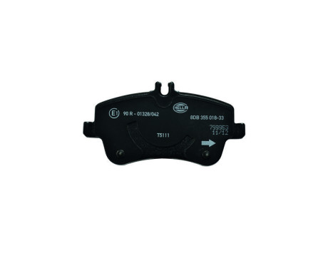 Brake Pad Set, disc brake 8DB 355 018-331 Hella, Image 2