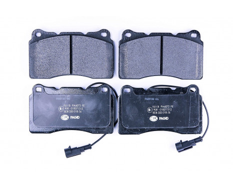 Brake Pad Set, disc brake 8DB 355 018-361 Hella