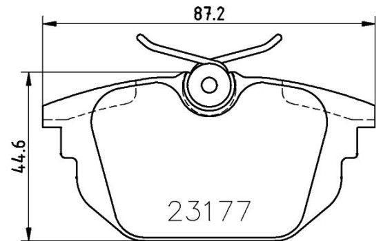 Brake Pad Set, disc brake 8DB 355 018-371 Hella, Image 7