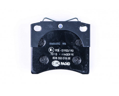 Brake Pad Set, disc brake 8DB 355 018-381 Hella, Image 3