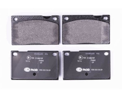 Brake Pad Set, disc brake 8DB 355 018-391 Hella Pagid GmbH, Image 5