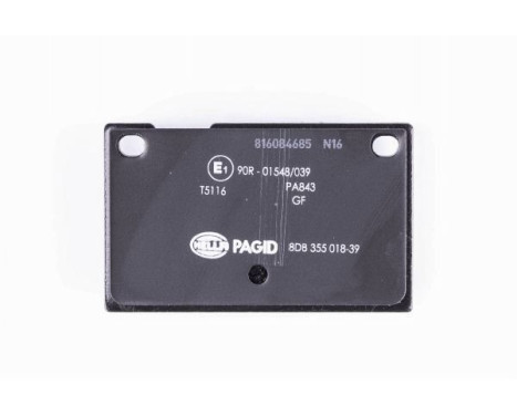Brake Pad Set, disc brake 8DB 355 018-391 Hella Pagid GmbH, Image 6