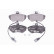 Brake Pad Set, disc brake 8DB 355 018-391 Hella