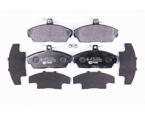 Brake Pad Set, disc brake 8DB 355 018-431 Hella