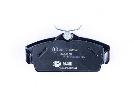 Brake Pad Set, disc brake 8DB 355 018-441 Hella Pagid GmbH, Image 2