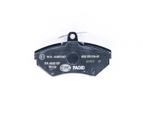 Brake Pad Set, disc brake 8DB 355 018-451 Hella, Image 2