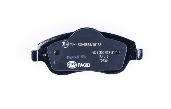 Brake Pad Set, disc brake 8DB 355 018-511 Hella, Image 3