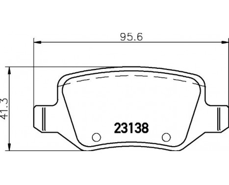 Brake Pad Set, disc brake 8DB 355 018-531 Hella Pagid GmbH, Image 2