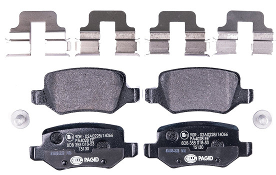 Brake Pad Set, disc brake 8DB 355 018-531 Hella