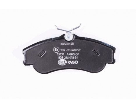 Brake Pad Set, disc brake 8DB 355 018-541 Hella, Image 2