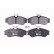 Brake Pad Set, disc brake 8DB 355 018-541 Hella