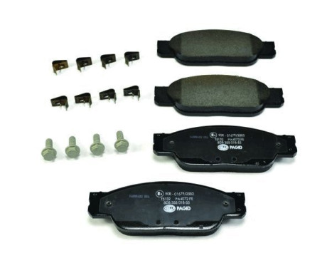Brake Pad Set, disc brake 8DB 355 018-551 Hella Pagid GmbH, Image 2