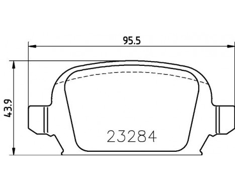 Brake Pad Set, disc brake 8DB 355 018-641 Hella Pagid GmbH, Image 4