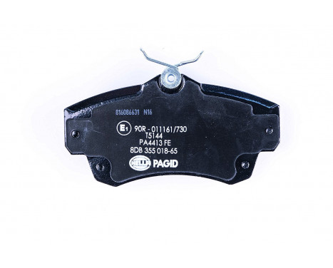 Brake Pad Set, disc brake 8DB 355 018-651 Hella, Image 3