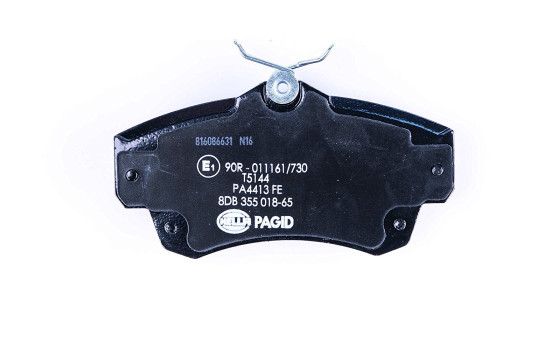 Brake Pad Set, disc brake 8DB 355 018-651 Hella, Image 3