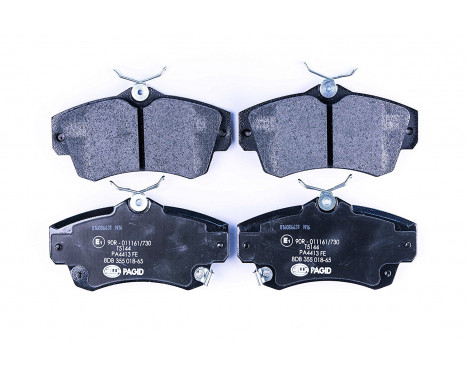 Brake Pad Set, disc brake 8DB 355 018-651 Hella