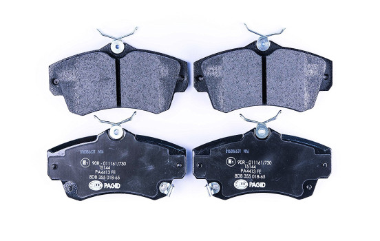 Brake Pad Set, disc brake 8DB 355 018-651 Hella