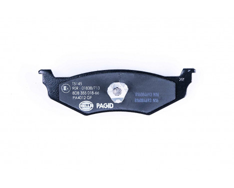 Brake Pad Set, disc brake 8DB 355 018-661 Hella, Image 2